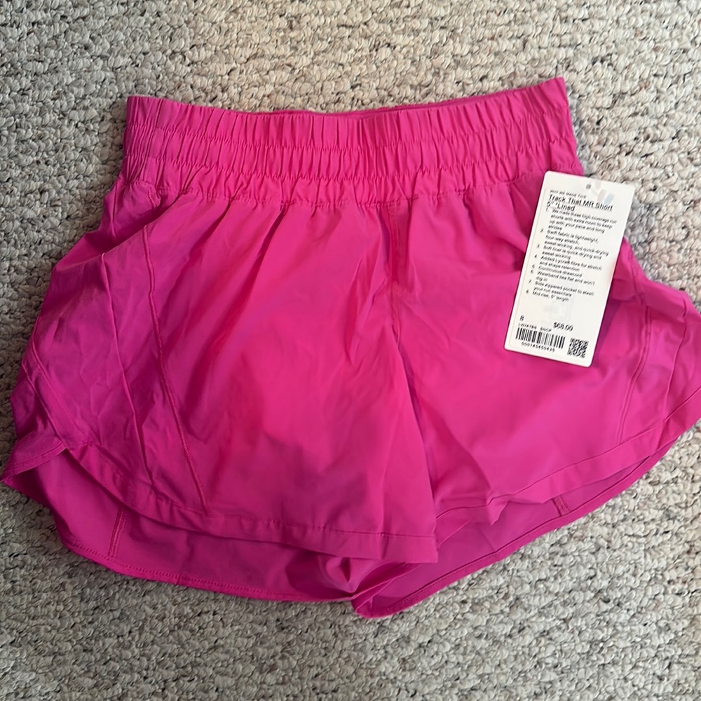 New With Tags Lululemon Track That Shorts